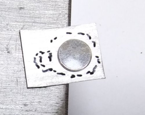 Judy Larson's Bali Style Earrings - , Contemporary Wire Jewelry, Stamping, Stamps, Butane Torch, Soldering, Solder, Drilling, Drill, Use the Sharpie to draw lines